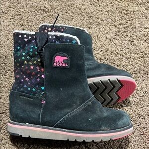 Sorel Kids' Starry Black Boots
